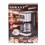 Краплинна кавоварка Sokany CM-121E — до 12 чашок за раз - Зображення 6