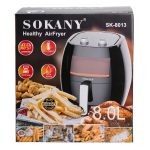 Аерофритюрниця Sokany SK8013 — 8 л, 1800 Вт, без олії - Зображення 7