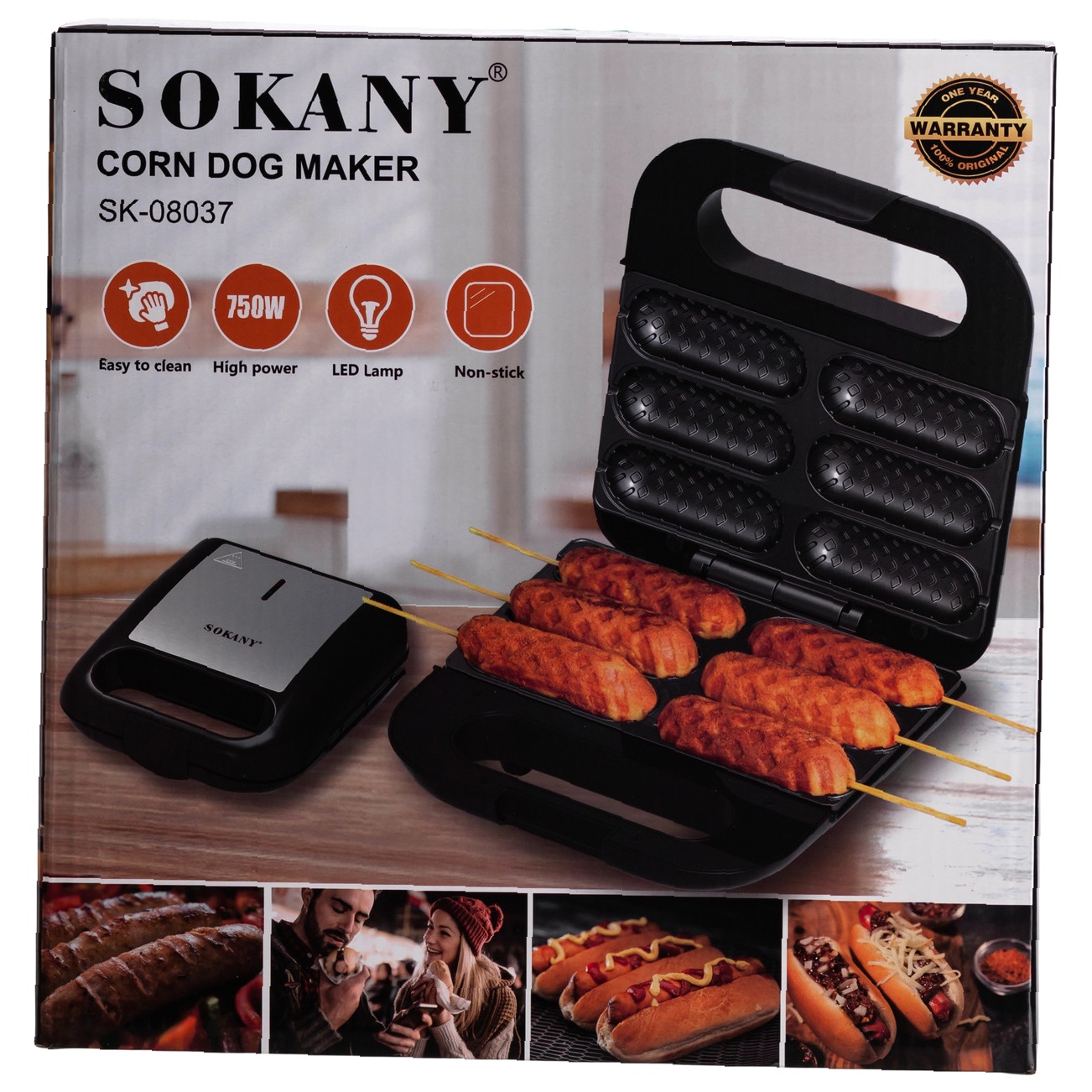 Електропіч Sokany SK-08037 — без олії та зусиль - Зображення 8