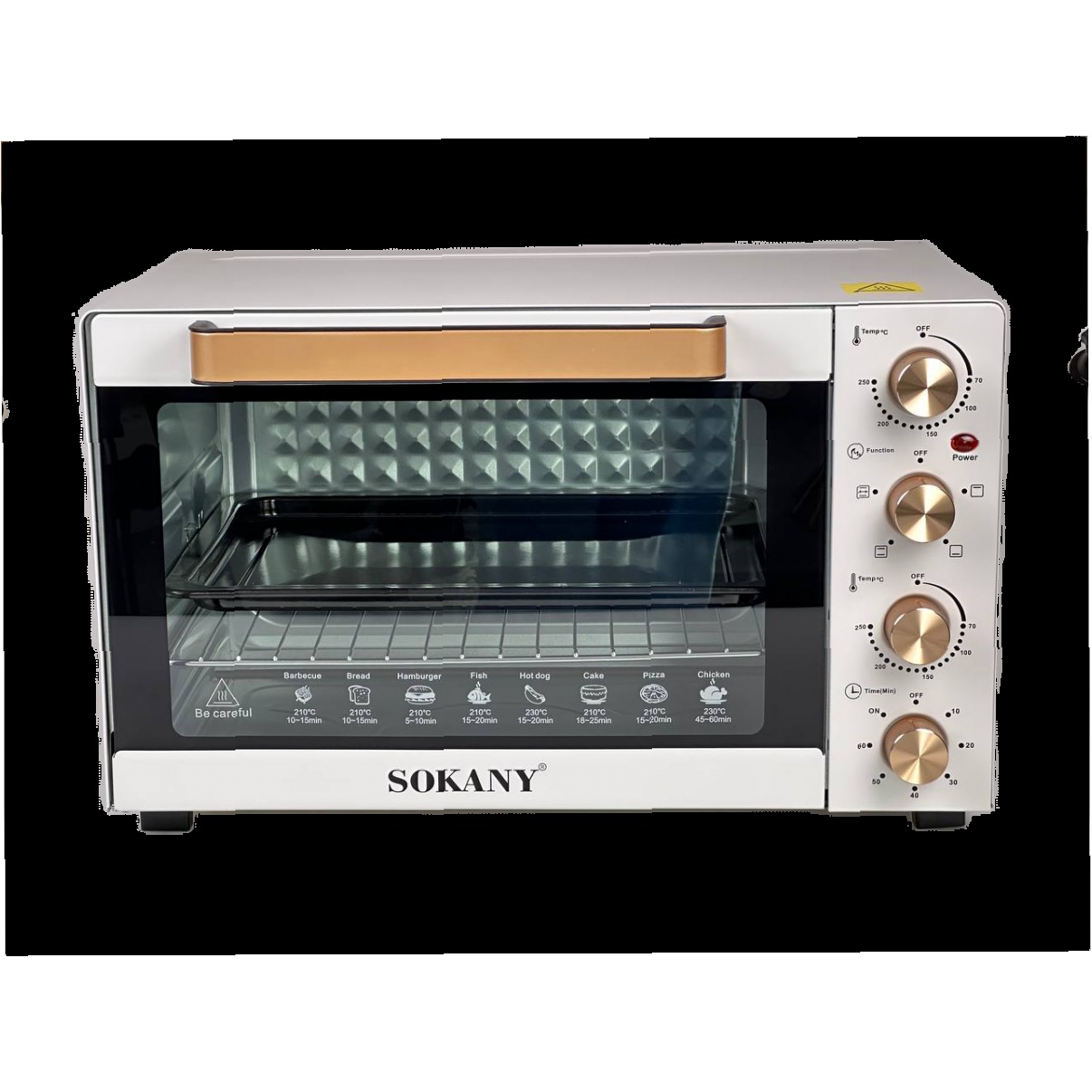 Електрична духовка Sokany SK450W — Потужність 1700 Вт - Зображення 5