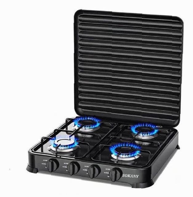 Газова плита Sokany SK-6004 — 4 конфорки для дачі - Зображення 2