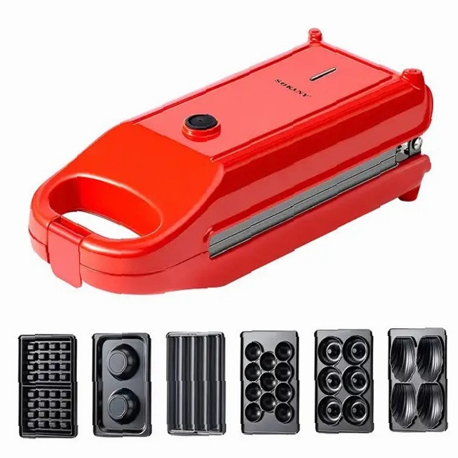 Мультипекар Sokany SK-BBQ-836 — 6 в 1 антипригарне покриття - Зображення 7