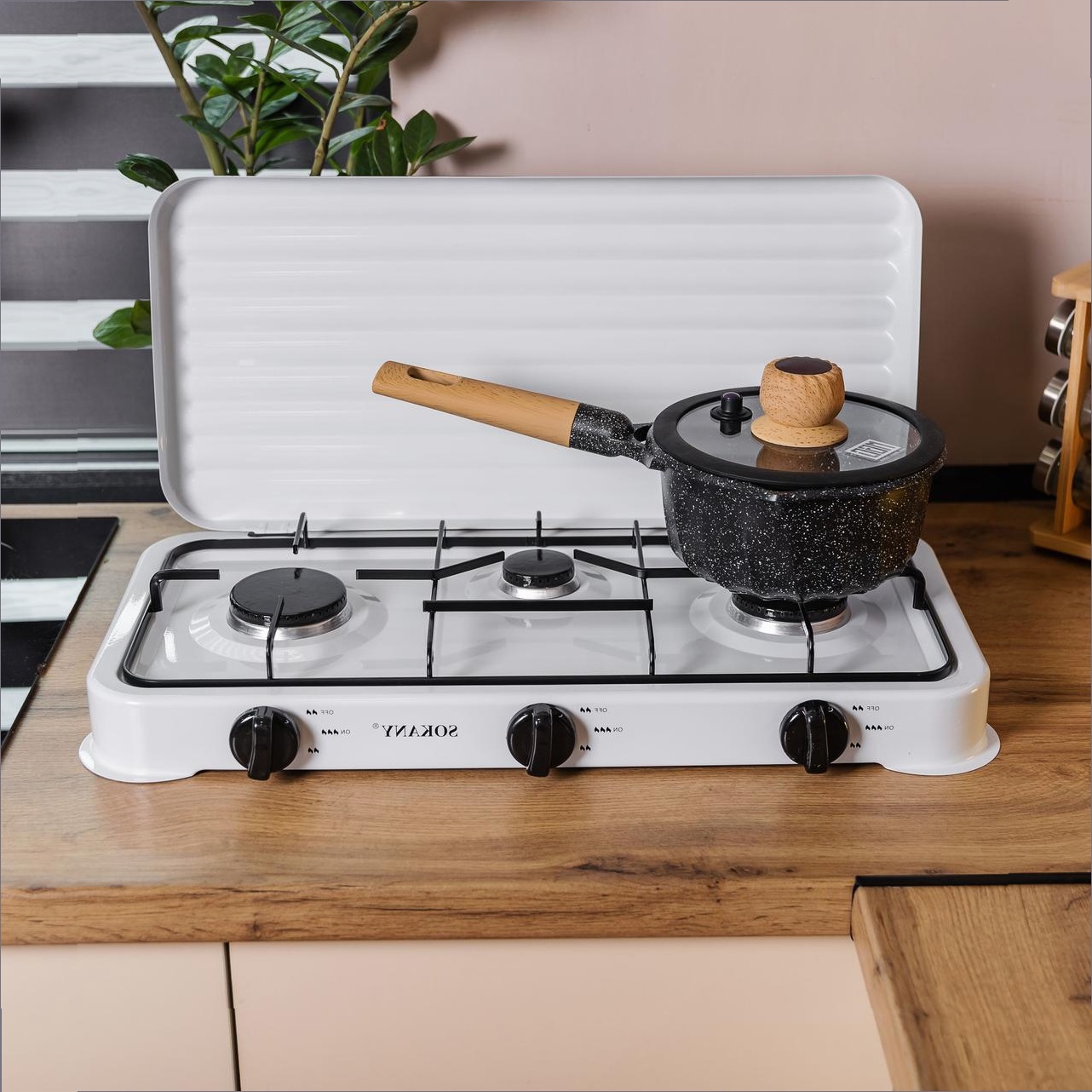 Настільна плита Sokany SK-6003W — 5.5 кВт потужності - Зображення 9