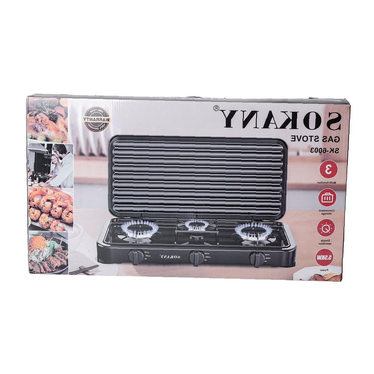 Настільна плита Sokany SK-6003W — 5.5 кВт потужності - Зображення 10