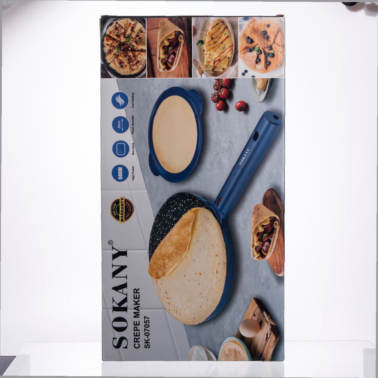 Електрична млинниця Sokany SK-07057 — Антипригарне покриття - Зображення 5