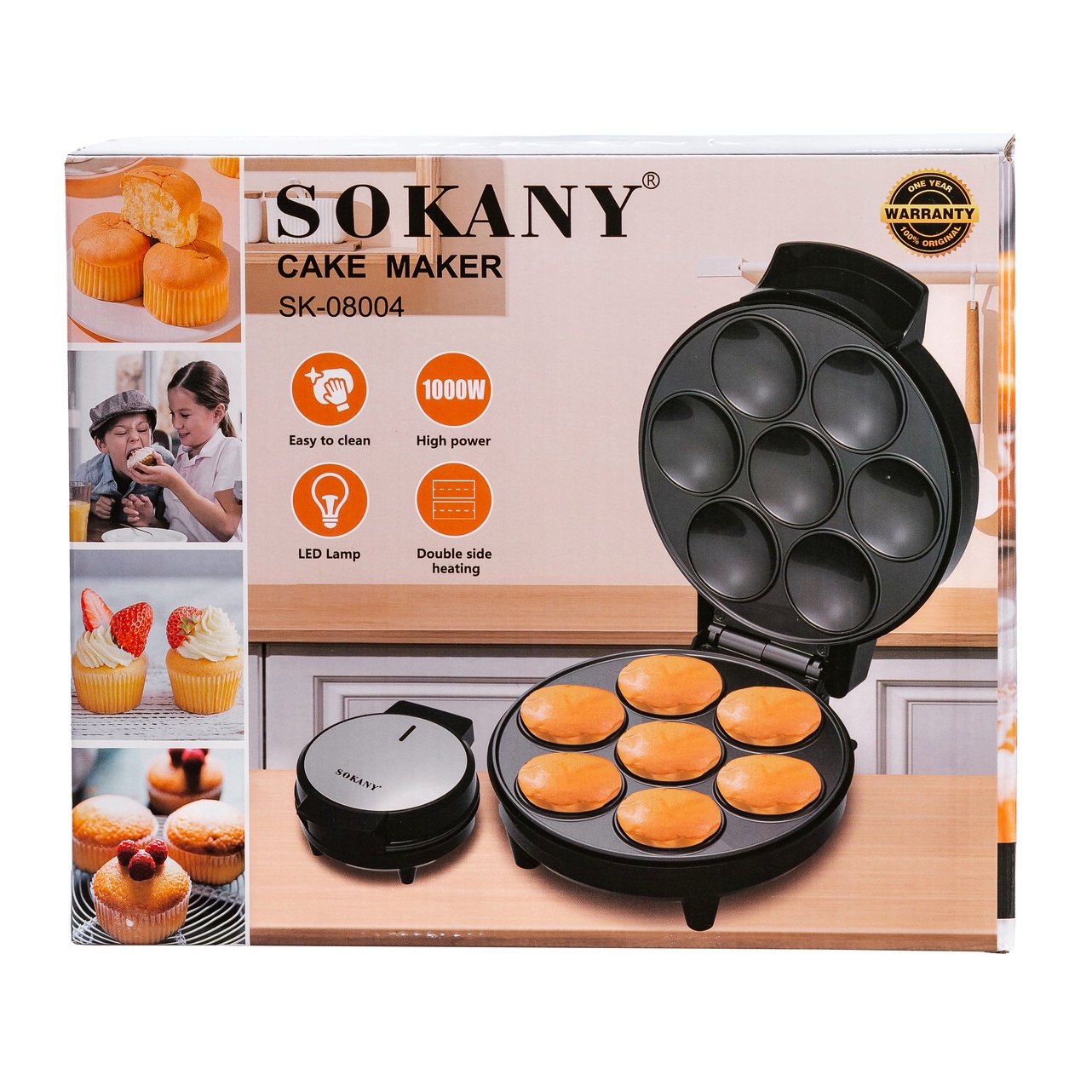 Кексниця Sokany SK08004 — 1000 Вт потужності - Зображення 6