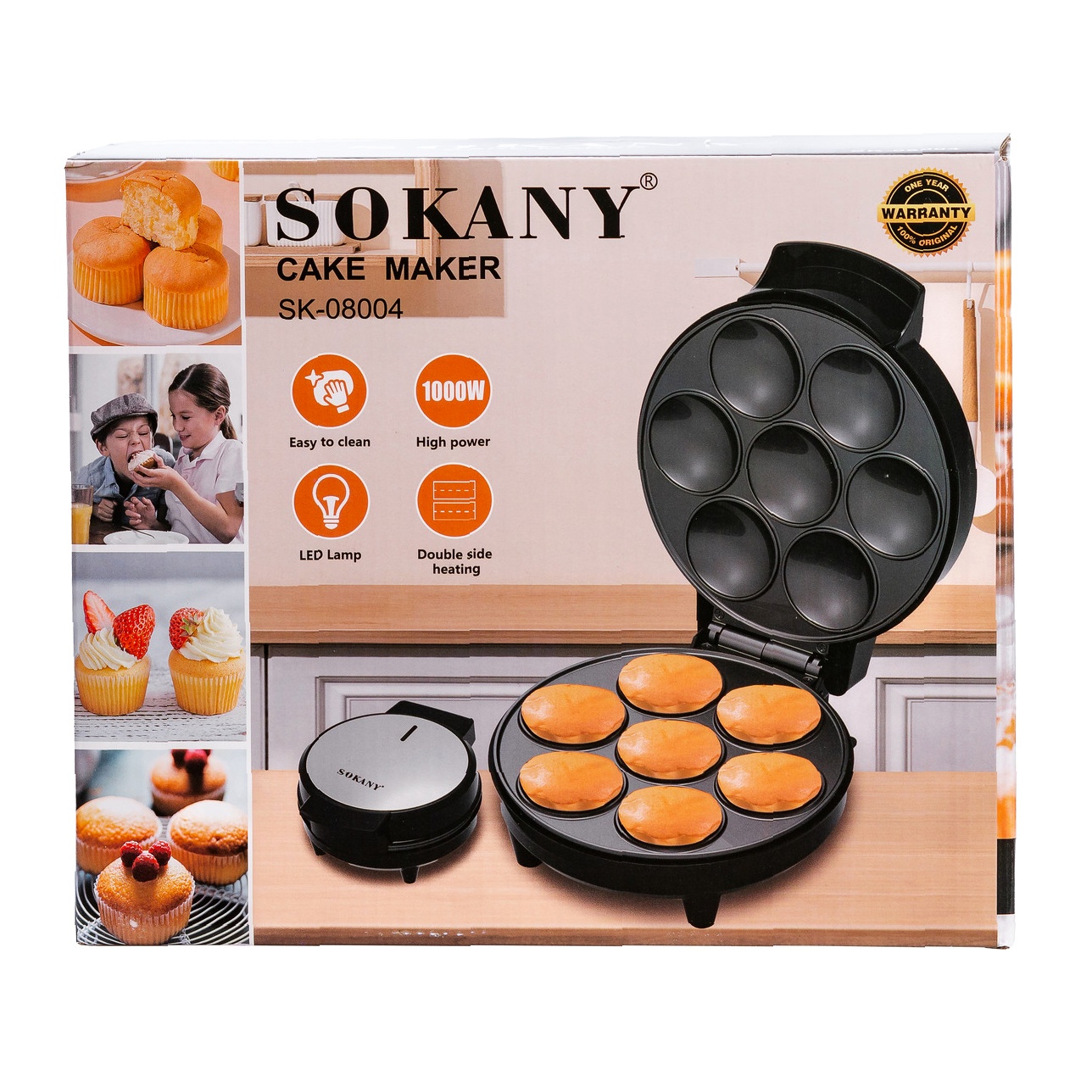 Кексниця Sokany SK08004 — 1000 Вт потужності - Зображення 7