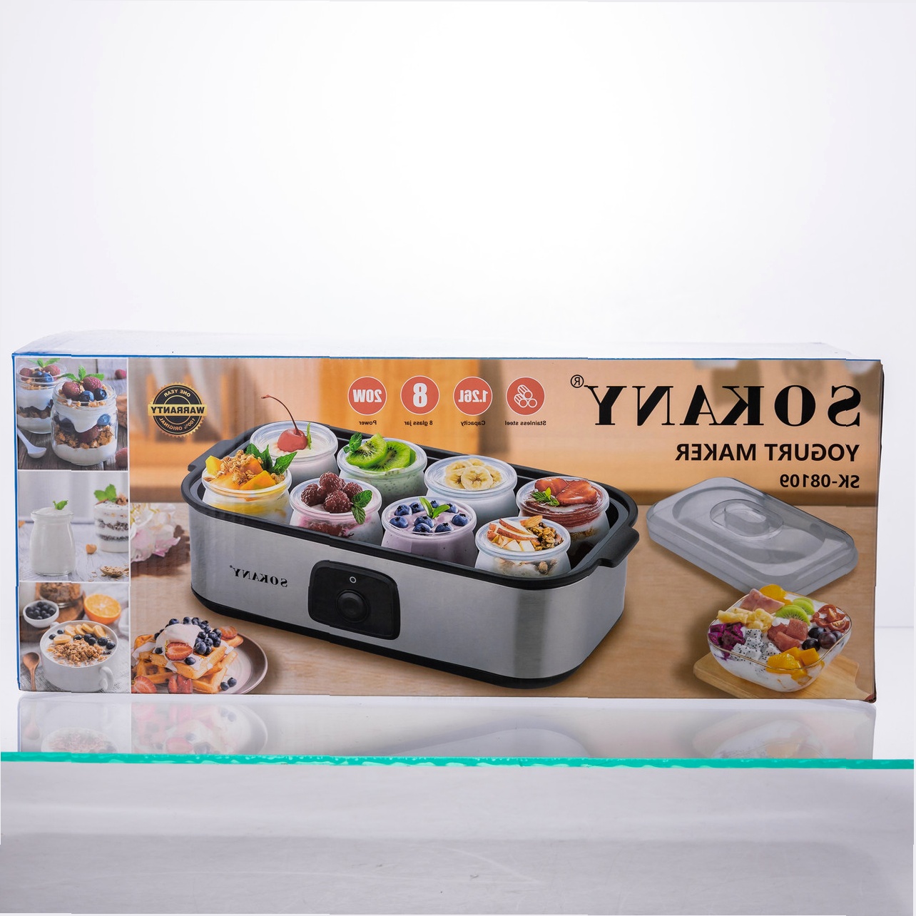 Йогуртниця Sokany SK-08109 — 8 баночок для здоров'я - Зображення 7
